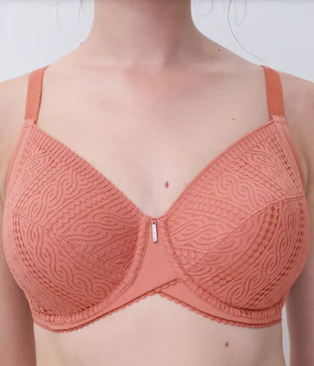 Chantelle Easy Support Full Coverage Unlined Bra Size 36 DDDD 36 G Rose Canyon